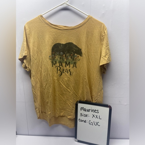 Maurices Tops - Maurices Mustard 'Mama Bear' Short Sleeve Tee